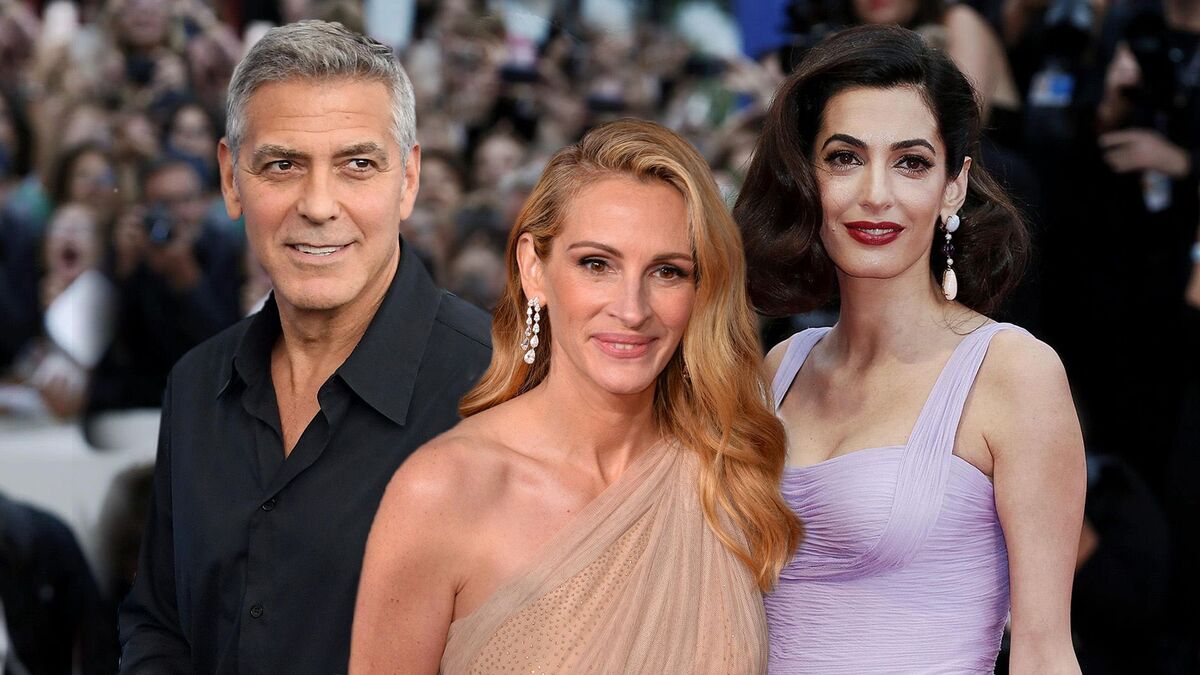Третий лишний: Джулия Робертс встала между Джорджем и Амаль Клуни